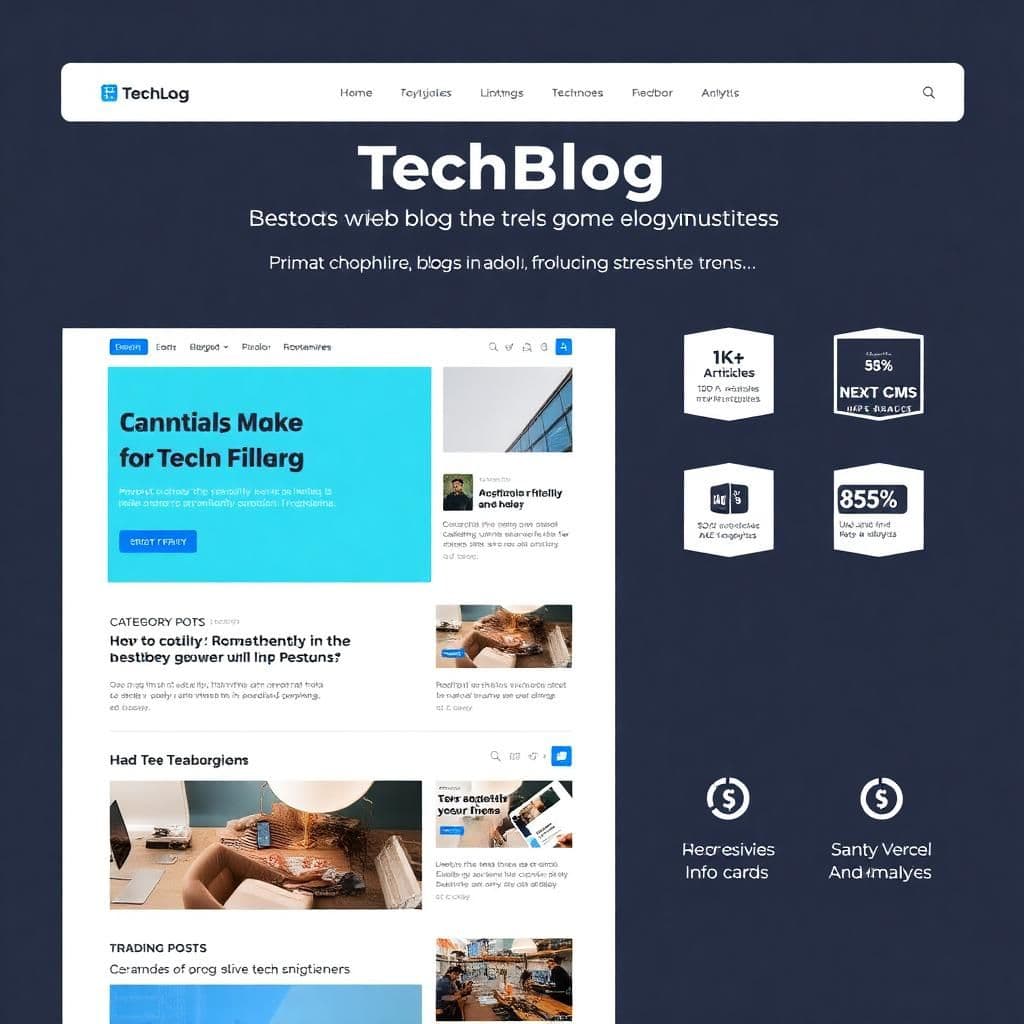 TechBlog - Content Platform